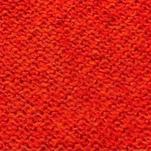 St. John's Bay Women's Size 1X Pullover Sweater Red Long Sleeve Bright Threads - Picture 9 of 11